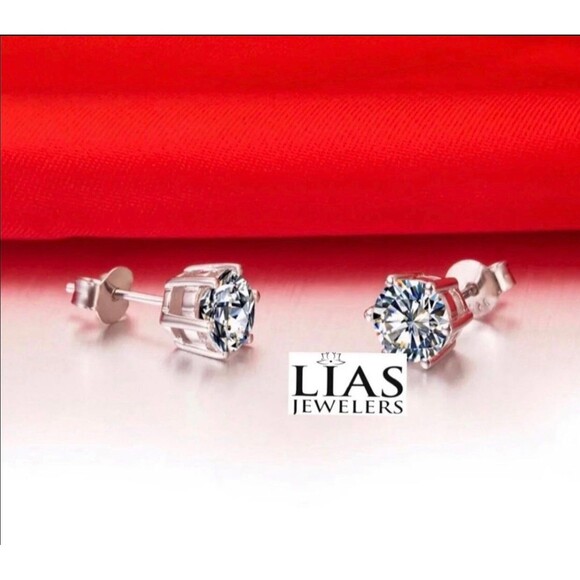 Jewelry - New 18k white gold studs earrings